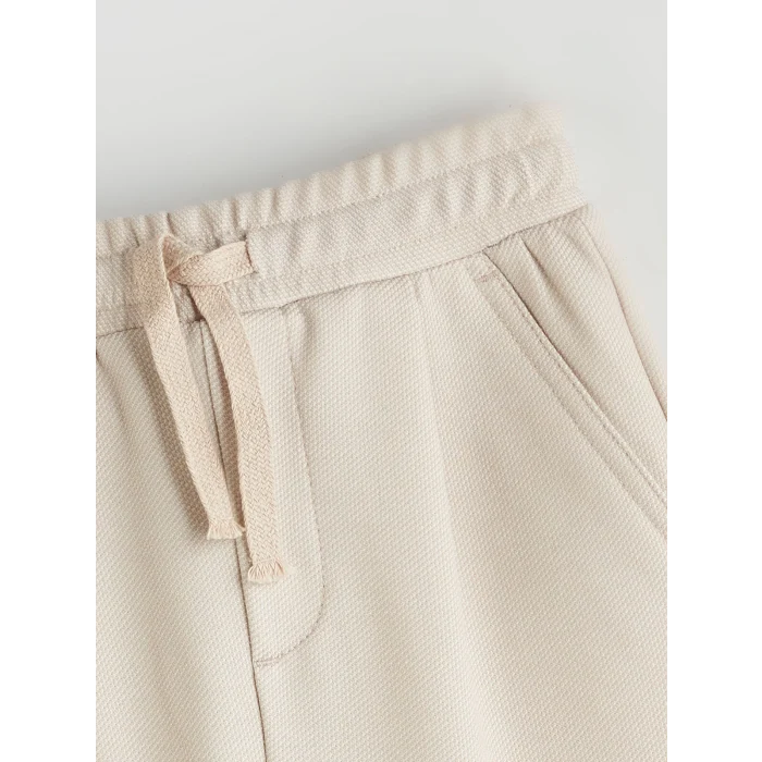 LCW Kids Bej Beli Lastikli Erkek Çocuk Pantolon