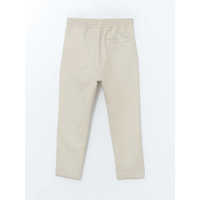 LCW Kids Bej Beli Lastikli Erkek Çocuk Pantolon