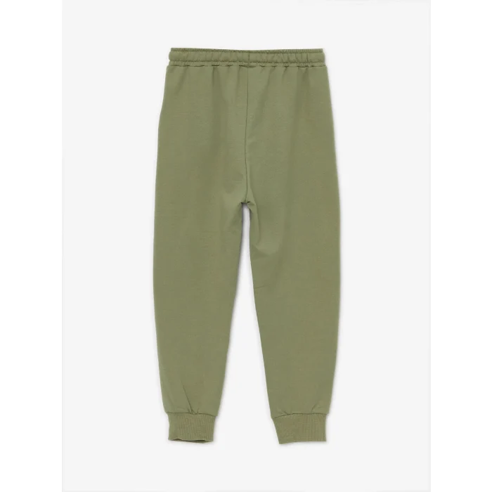 LCW Kids Ekru Bisiklet Yaka Erkek Bebek Sweatshirt ve Pantolon 2li