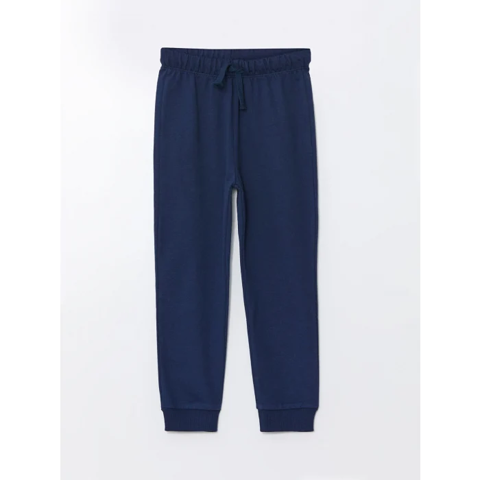 LCW Kids Gri Bisiklet Yaka Baskılı Erkek Bebek Sweatshirt ve Eşofman Alt 2li