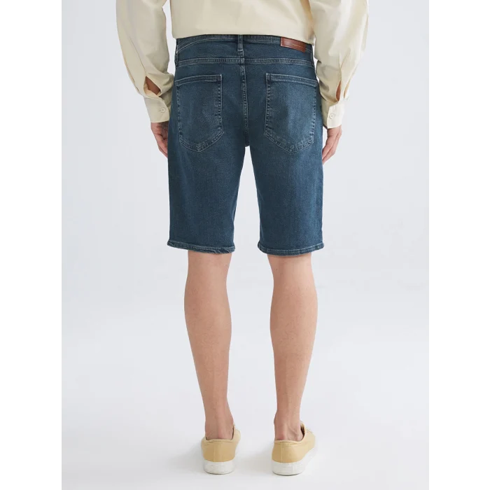 LCW Jeans Indigo Slim Fit Erkek Jean Şort