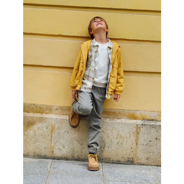 LCW Kids Yeşil Beli Lastikli Erkek Çocuk Jogger Pantolon