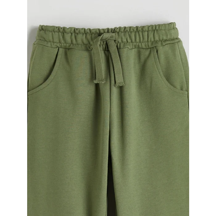 LCW Kids Sari Bisiklet Yaka Baskılı Erkek Bebek Sweatshirt ve Eşofman Alt 2li