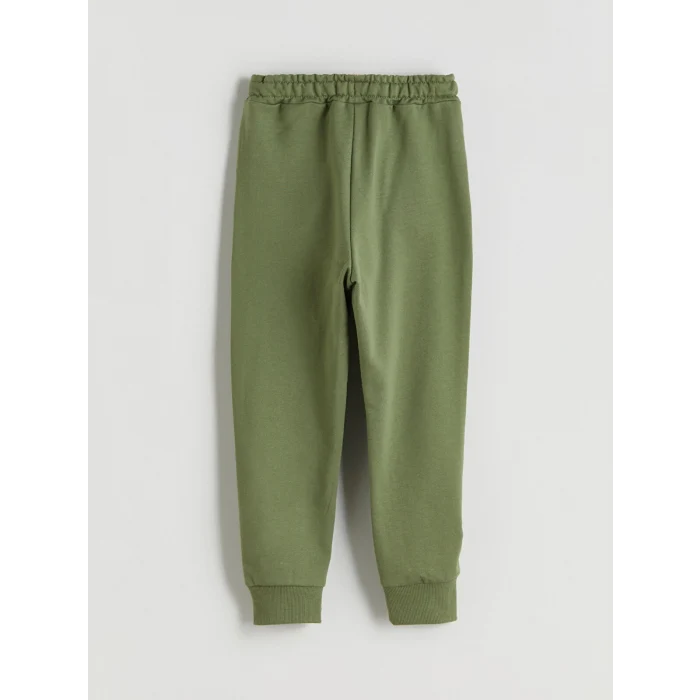 LCW Kids Sari Bisiklet Yaka Baskılı Erkek Bebek Sweatshirt ve Eşofman Alt 2li