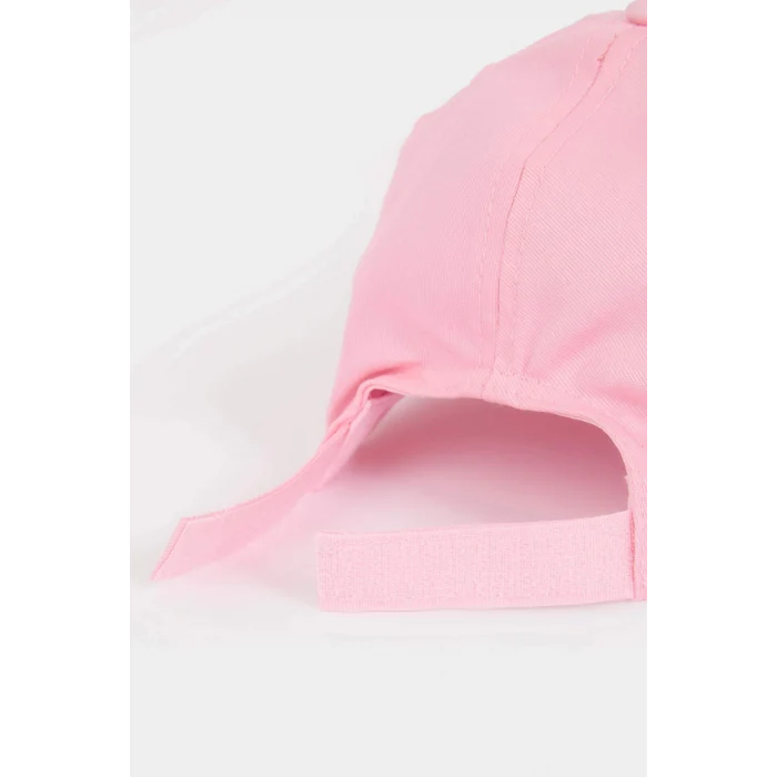 Defacto D8427 Pembe Kız Çocuk 3D Pamuklu Cap Şapka