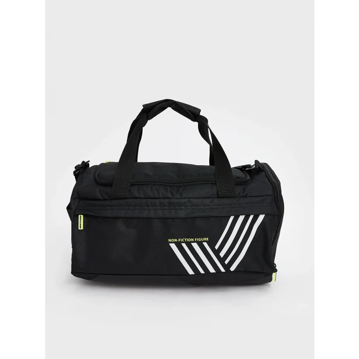 LCW ACCESSORIES Siyah Baskılı Erkek Spor Çantası