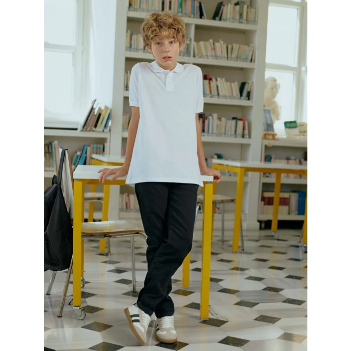 LCW Kids Siyah Slim Fit Erkek Çocuk Jean Pantolon