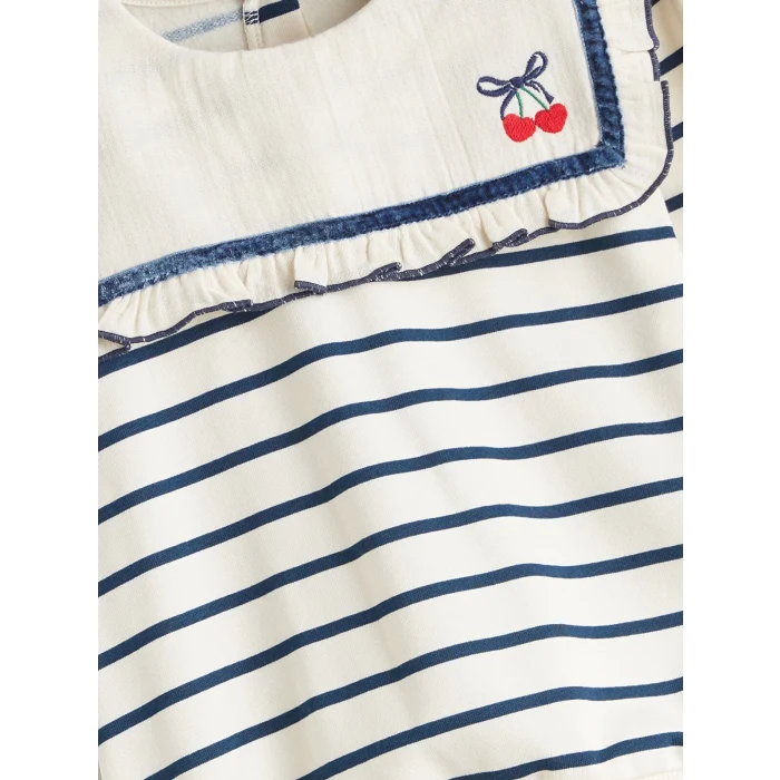 LCW Kids Lacivert Bebe Yaka Baskılı Kız Çocuk Sweatshirt ve Tayt 2li