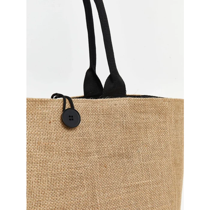 LCW ACCESSORIES Kahverengi Kadın Hasır Plaj Çantası