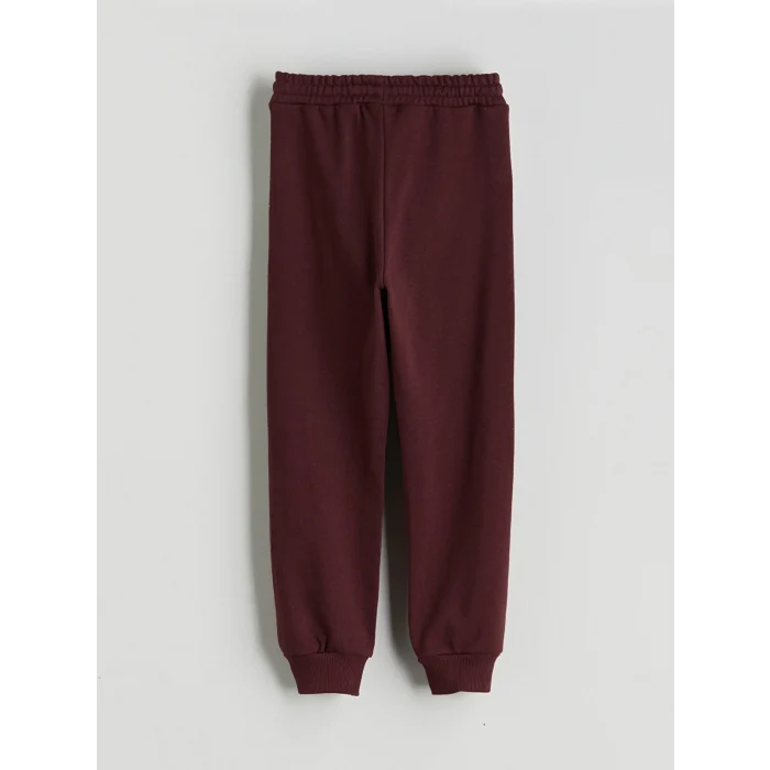 LCW Kids Bej Bisiklet Yaka Çizgili Erkek Çocuk Sweatshirt ve Eşofman Alt 2li