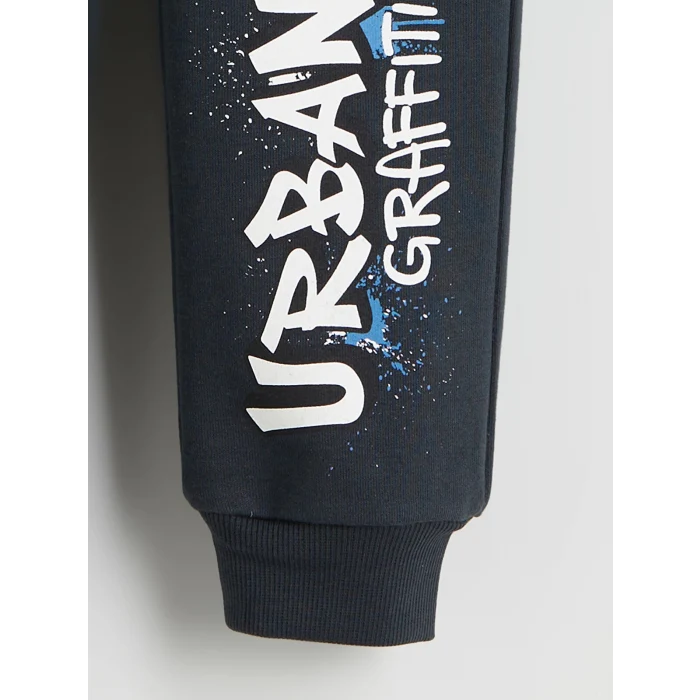 LCW Kids Antrasit Erkek Çocuk Sweatshirt ve Jogger Eşofman Alt 2li