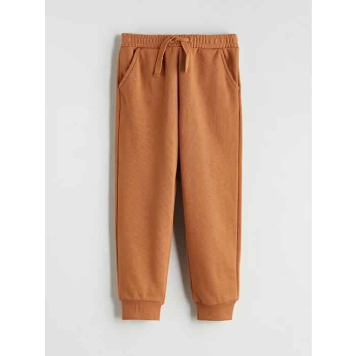 LCW Kids Beyaz Bisiklet Yaka Baskılı Erkek Çocuk Sweatshirt ve Eşofman Alt 2li