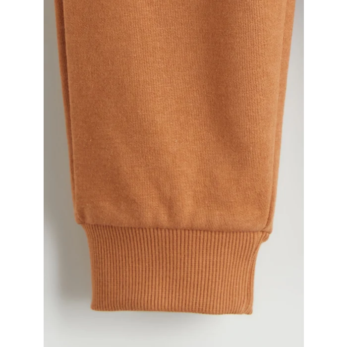 LCW Kids Beyaz Bisiklet Yaka Baskılı Erkek Çocuk Sweatshirt ve Eşofman Alt 2li