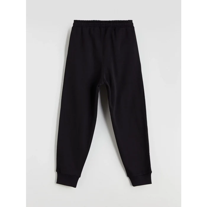 LCW Kids Siyah Beli Lastikli Erkek Çocuk Jogger Eşofman Altı