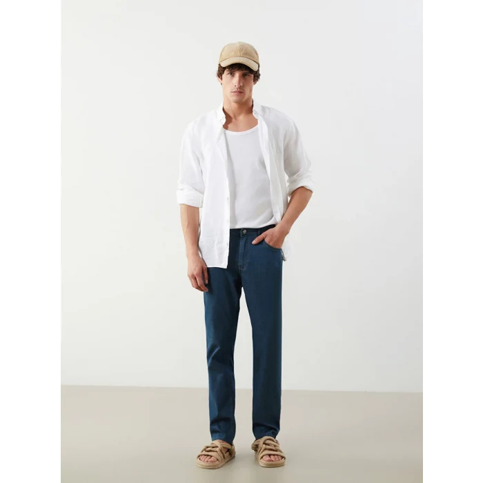 LCW Jeans Indigo 779 Regular Fit Erkek Jean Pantolon