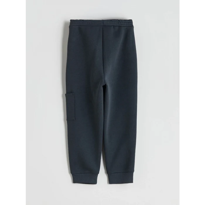 LCW Kids Antrasit Bisiklet Yaka Baskılı Erkek Çocuk Sweatshirt ve Eşofman Alt 2li