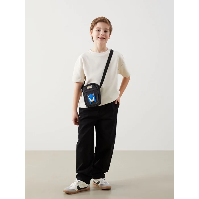 LCW ACCESSORIES Siyah  Baskılı Erkek Çocuk Çapraz Çanta
