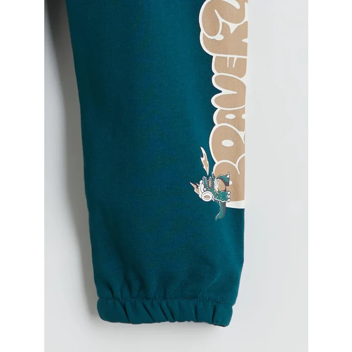 LCW Kids Petrol Beli Lastikli Erkek Çocuk Jogger Eşofman Altı