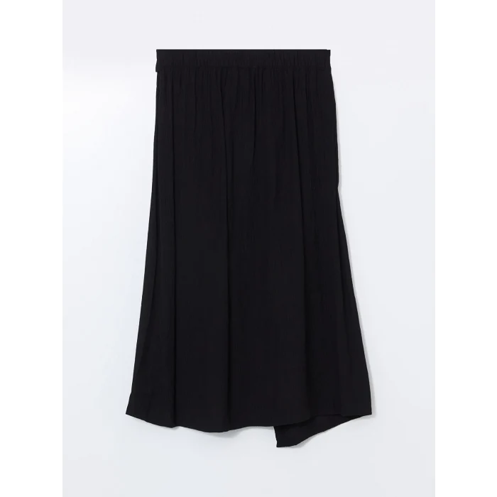 LCWAIKIKI Classic Siyah Beli Lastikli Kadın Etek