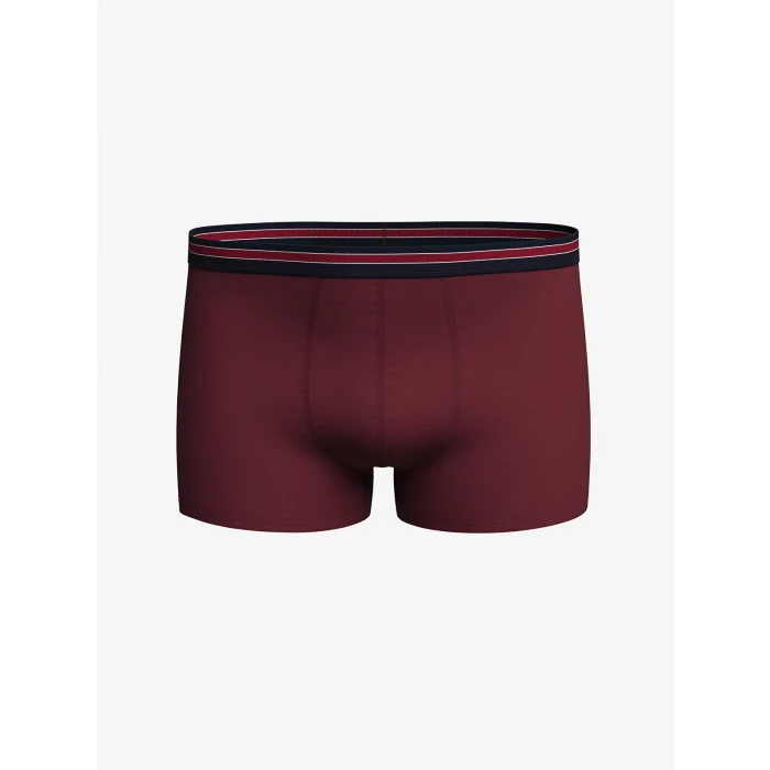 LC WAIKIKI Bordo Standart Kalıp Pamuklu Esnek Erkek Boxer 3lü