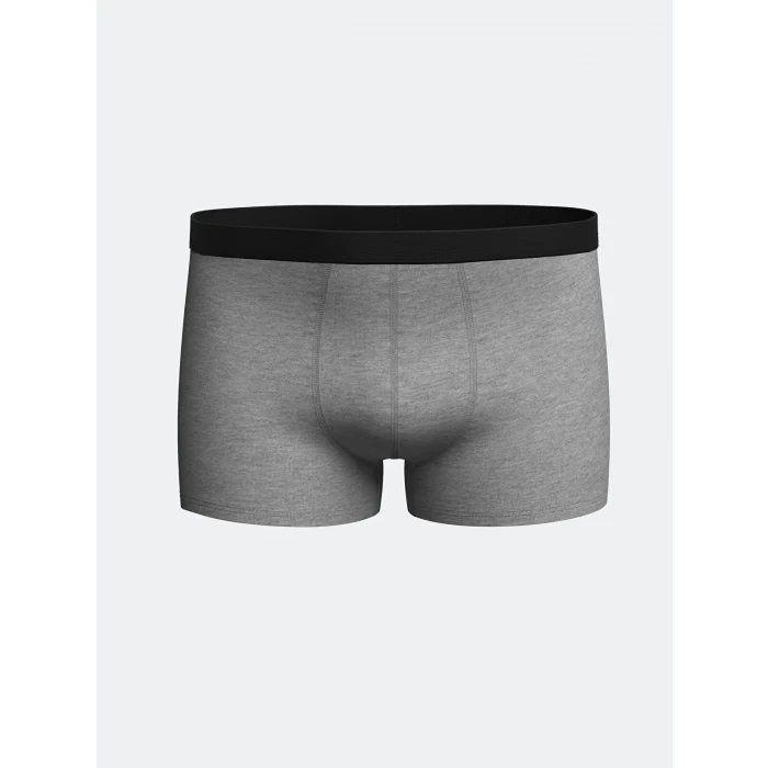 LC WAIKIKI Siyah Standart Kalıp Pamuklu Esnek Erkek Boxer 3lü