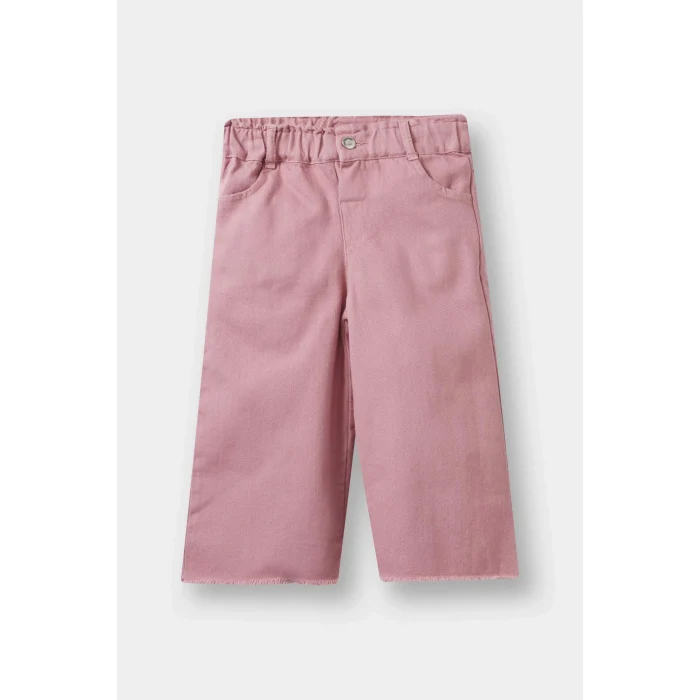 Defacto F9805 Pembe Kız Bebek Gabardin Pantolon