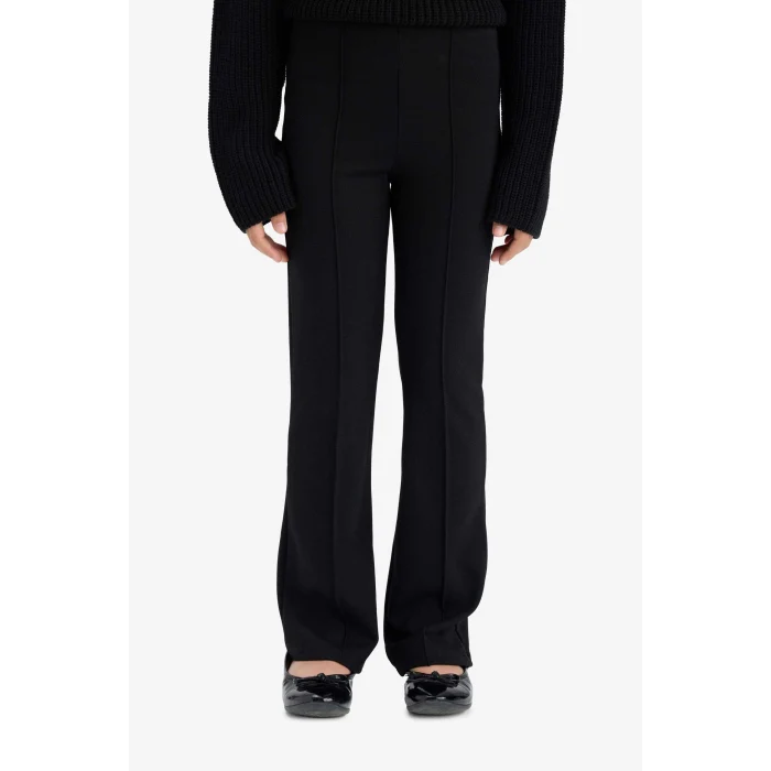 Defacto C7433A8BK81 Siyah Kız Çocuk Okul Standart Boy Tayt