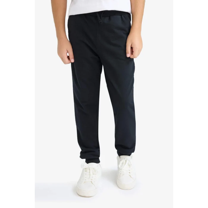 Defacto E7338A8BK27 Siyah Erkek Çocuk Beli Lastikli Jogger Eşofman Altı