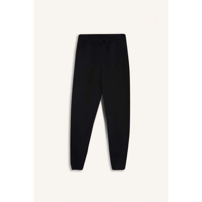 Defacto E7338A8BK27 Siyah Erkek Çocuk Beli Lastikli Jogger Eşofman Altı
