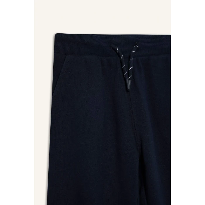 Defacto X6955A6NV253 Lacivert Erkek Çocuk Beli Lastikli Düz Paça Basic Düz Eşofman Altı