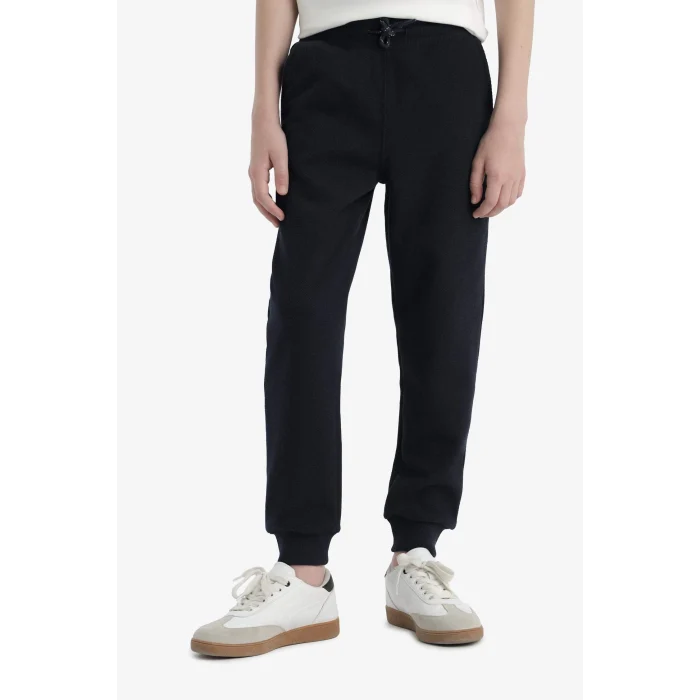 Defacto K8846A6NV253 Lacivert Erkek Çocuk Beli Lastikli Okul Jogger Eşofman Altı