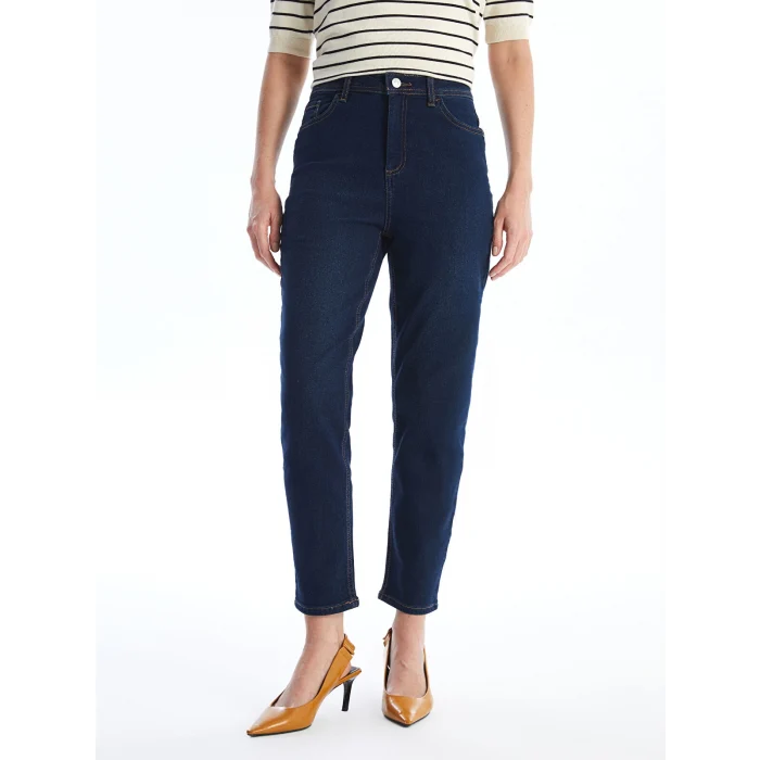 LCWAIKIKI Classic Indigo Slim Fit Kadın Jean Pantolon