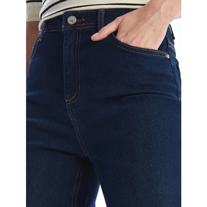 LCWAIKIKI Classic Indigo Slim Fit Kadın Jean Pantolon