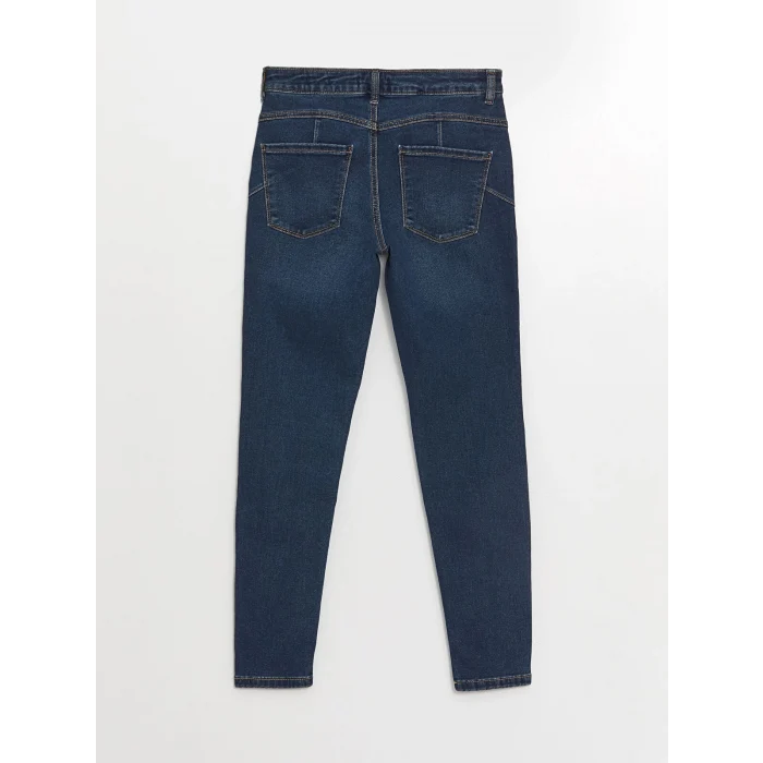 LCW Jeans Indigo Yüksek Bel Push Up Kadın Jean Pantolon