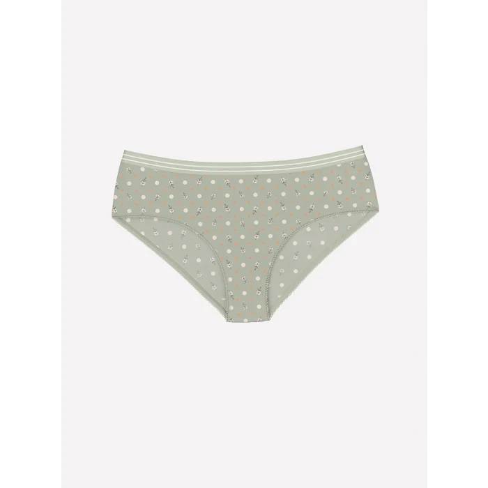 LCW DREAM Yeşil Desenli Hipster Külot 3lü