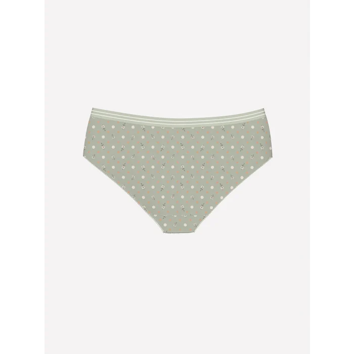 LCW DREAM Yeşil Desenli Hipster Külot 3lü