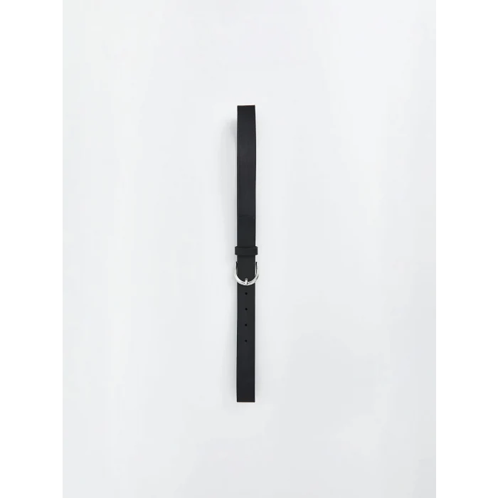 LCW ACCESSORIES Siyah Deri Görünümlü Kadın Kemer 2li