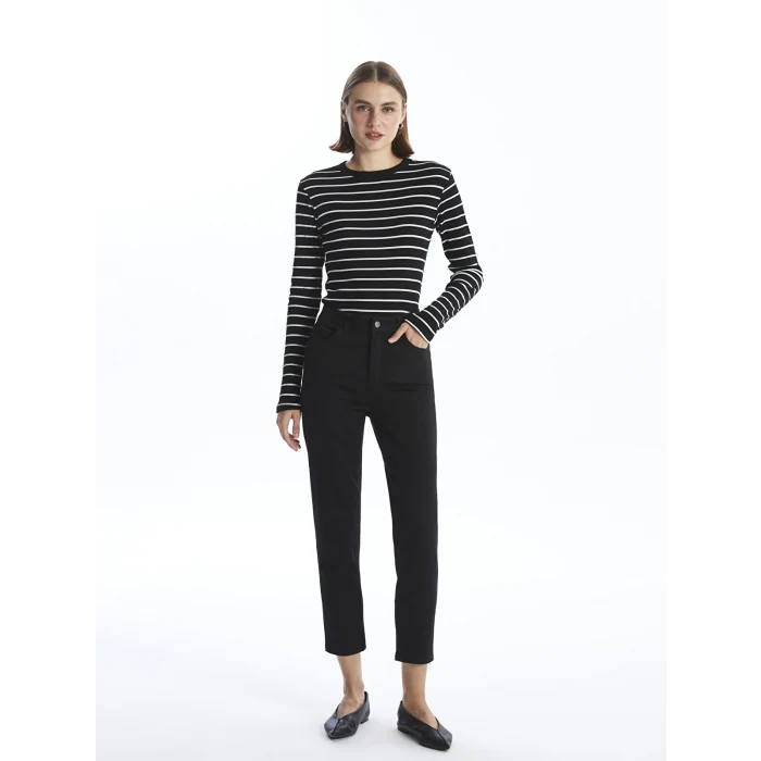 LCWAIKIKI Classic Siyah Slim Fit Kadın Jean Pantolon