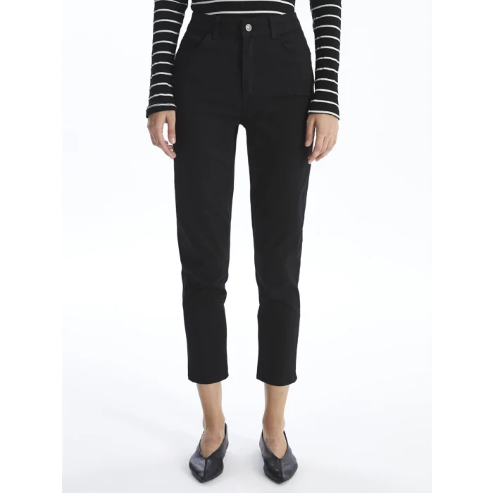 LCWAIKIKI Classic Siyah Slim Fit Kadın Jean Pantolon