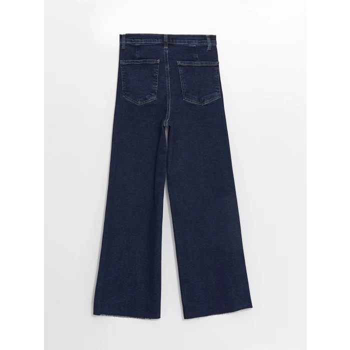LCW Jeans Indigo Wideleg Kadın Jean Pantolon