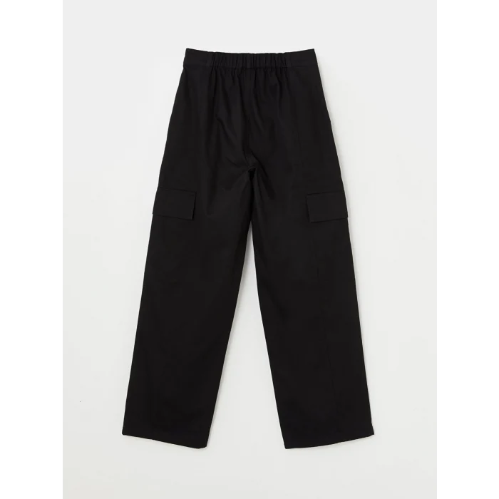 XSIDE Siyah Standart Fit Kadın Kargo Pantolon