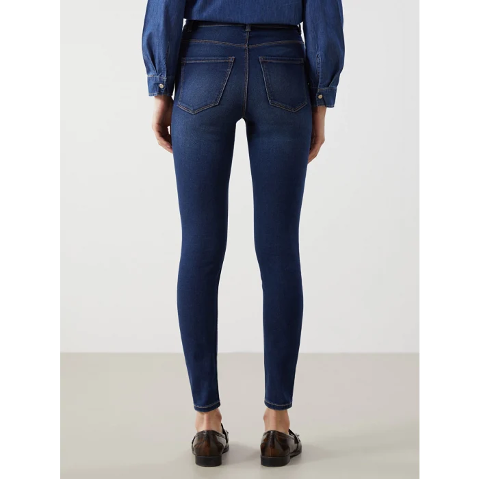 LCW Jeans Indigo Jüpiter Süper Skinny Fit Kadın Jean Pantolon