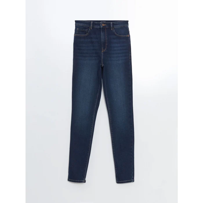 LCW Jeans Indigo Jüpiter Süper Skinny Fit Kadın Jean Pantolon