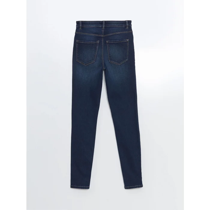 LCW Jeans Indigo Jüpiter Süper Skinny Fit Kadın Jean Pantolon