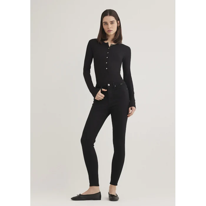 Mavi 100980-35248 Serenay Gold Shape Siyah Jean Pantolon