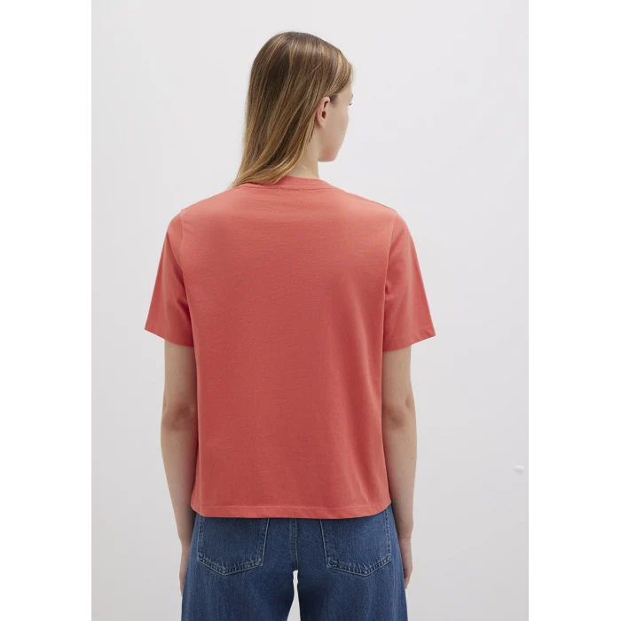 Mavi 1613565-71076 Mavi Logo Baskılı Turuncu Tişört