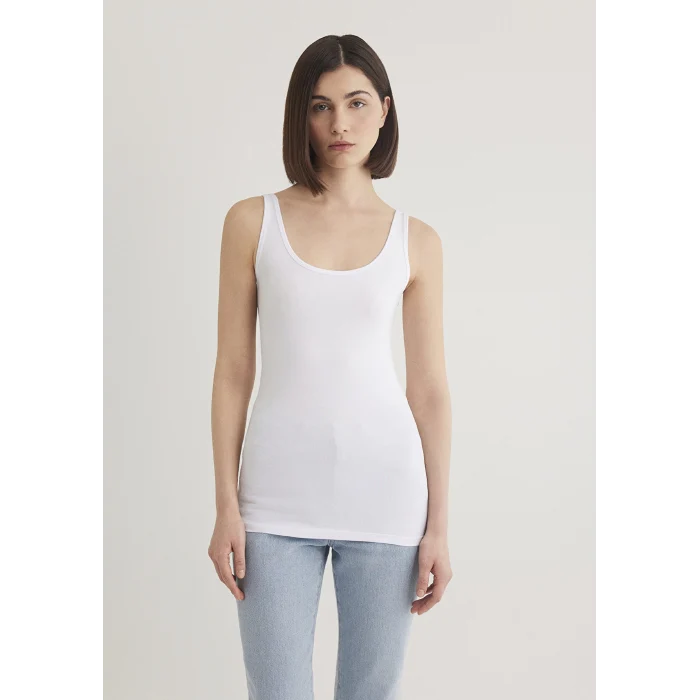 Mavi 164156-620 Beyaz Basic Stretch Atlet