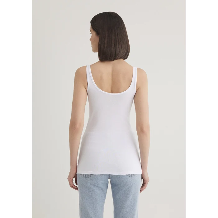 Mavi 164156-620 Beyaz Basic Stretch Atlet