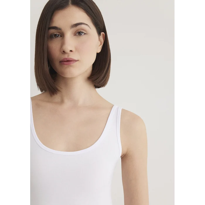 Mavi 164156-620 Beyaz Basic Stretch Atlet