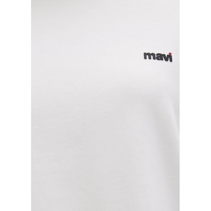 Mavi 1612122-70057 Mini Mavi Logo Baskılı Beyaz Basic Tişört